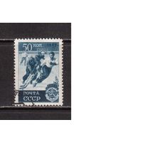 СССР-1949, (Заг. 1374(1)) гаш., растр -КВ , Спорт