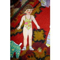 Бумажная кукла с одеждой (СССР)