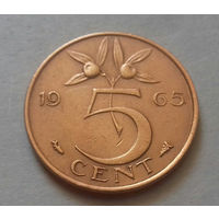 5 центов, Нидерланды 1965 г.