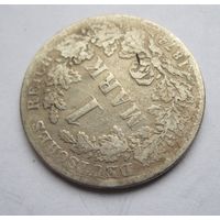 Германия 1 марка 1874 G  серебро   .24-104