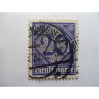 1920 Рейх. DR-DI Mi.26 Германия mi.2.5 euro служебные