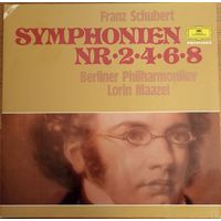 Franz Schubert - Berliner Philharmoniker, Lorin Maazel – Symphonien Nr 2 / 4 / 6 / 8. (2LP)