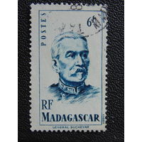 Французский Мадагаскар 1946 г. Генерал Дучесне.