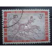 Бельгия 1967 День марки. Почтовый гонец