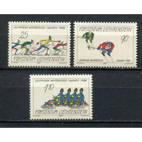 Лихтенштейн - 1987 - Зимние олимпийские игры - [Mi. 934-936] - полная серия - 3 марки. MNH.  (Лот 153BS)