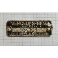 Шильда (табличка) с а/м Mercedes-Benz