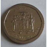 Ямайка 5 долларов, 1996 (2-7-91)