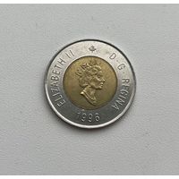 КАНАДА  2 доллара 1996 г.