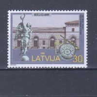 [2430] Латвия 1998. Культура.Архитектура.30с. Гашеная марка.