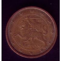 1 цент 2015 год Литва