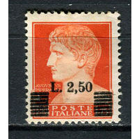 Королевство Италия - 1945 - Надпечатка нового номинала 2,5L на 1,75L - [Mi.669] - 1 марка. MH.  (Лот 89ER)-T7P10