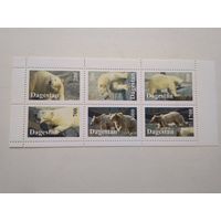 Блок марок белые Медведи