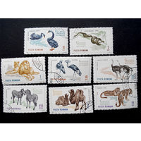 Румыния 1964 г. Зоопарк Бухареста. Фауна, полная серия из 8 марок#0113-Ф1