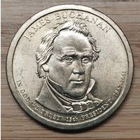 США 1 Доллар 2010. 15-й Президент - Джеймс Бьюкенен (P)
