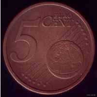 5 евроцентов 2002 год Германия J