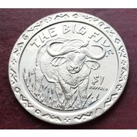 Сьерра-Леоне 1 доллар, 2001 Большая африканская пятёрка - Африканский буйвол