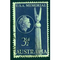 Австралия 1955 Mi# 253 Дружба между Австралией и США . Гашеная (AU03)