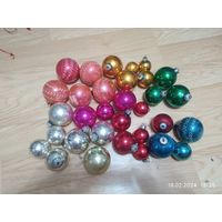 Ёлочные игрушки СССР шарики