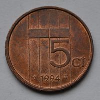 Нидерланды, 5 центов 1994 г.