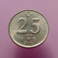 Турция 25 куруш 2005