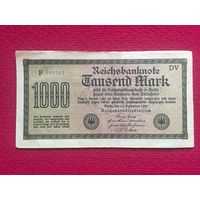 Германия 1000 марок 1922 г. F 001562