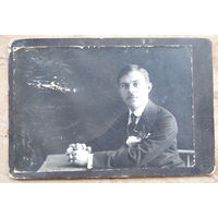 Фото юноши. Вильно. Фотография Пласкова Э. 1913 г. 11х16 см