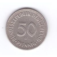 50 пфеннигов 1970 G ФРГ. Возможен обмен