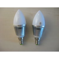 Лампочка LED E14 6W 220V 6500K (Белый свет).