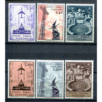 Ватикан - 1967г. - Авиапочта - полная серия, MNH [Mi 517-522] - 6 марок