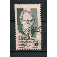 Бразилия - 1965 - Визит президента Италии - [Mi. 1088] - полная серия - 1 марка. Гашеная.  (Лот 32CG)