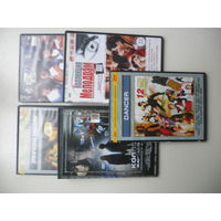 Фильмы на DVD. 5 шт.