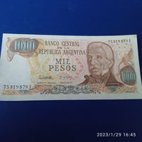 Аргентина 1000 песо 1980-1981