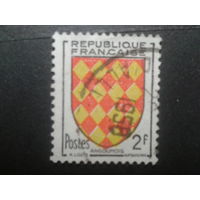 Франция 1954 герб Ангимьос
