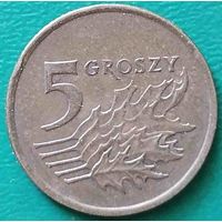 Польша 5 грошей 1990