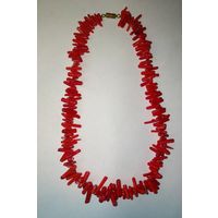 Ожерелье,красный коралл,СССР