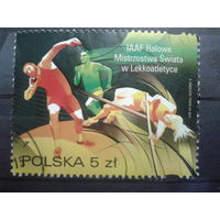 Польша, 2014, Чемпионат мира по легкой атлетике. Mi-4,3 евро гаш.