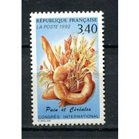 Франция - 1992 - Хлеб и крупы. Международный конгресс - [Mi. 2902] - полная серия - 1 марка. MNH.