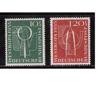 Германия(ФРГ)-1955,(Мих.217-218) , ** , Филвыставка