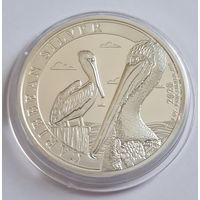 Барбадос 2020 серебро (1 oz) "Пеликан"