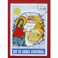 Экваториальная Гвинея. Религия. ( 1 марка ) 1974 года. 3-15.
