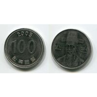 Южная Корея. 100 вон (2005, XF)