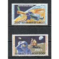 Космонавтика Джибути 1980 год серия из 2-х марок