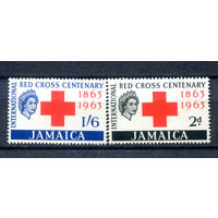 Ямайка - 1963г. - 100 лет Международному Красному Кресту - полная серия, MNH [Mi 205-206] - 2 марки