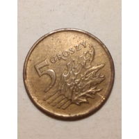 5 грош Польша 1990