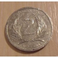 2 цента Восточные Карибы 2008 г.в.