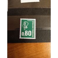 1976 Франция Марианна флюорисцентная бумага  чистая клей MNH (2-6)