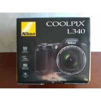 "Nikon" - Цифровая Фотокамера - Coolpix - L340 Black/Kit - В Упаковке.