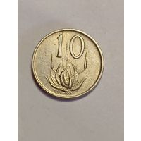 ЮАР  10 центов 1971 года