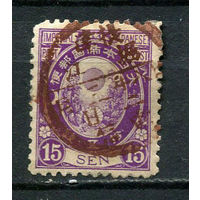 Японская империя - 1888 - Кобан 15S - [Mi.64] - 1 марка. Гашеная.  (Лот 89EC)-T5P6