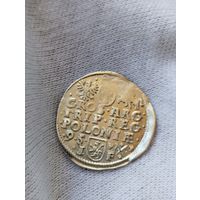 3 гроша 1595 Сигизмунд 3 Познаньский монетный двор. Редкость R